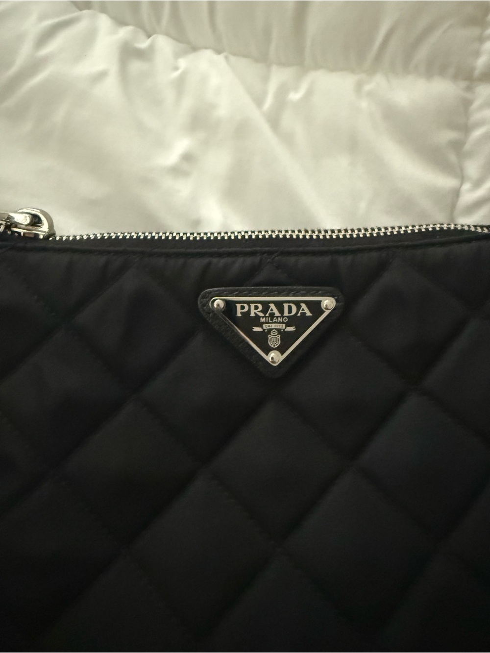 Authentic Prada Quilted Black Shoulder Bag with Chain Strap in great condition - Picture 2 of 9